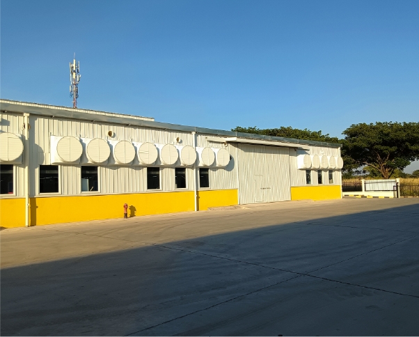 负压风机+水帘组合式降温