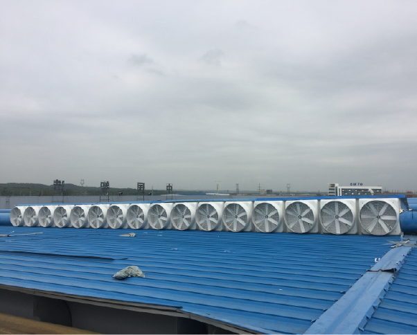 气楼安装风机案例