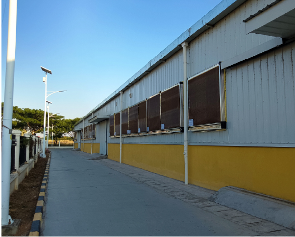 负压风机+水帘组合式降温 (3)